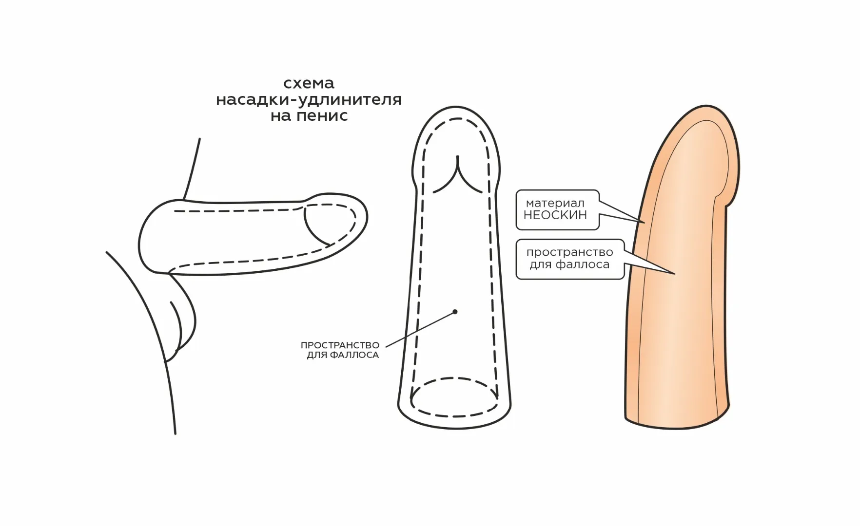 фаллоудлинитель кибер-кожа 690203ru в Краснодаре