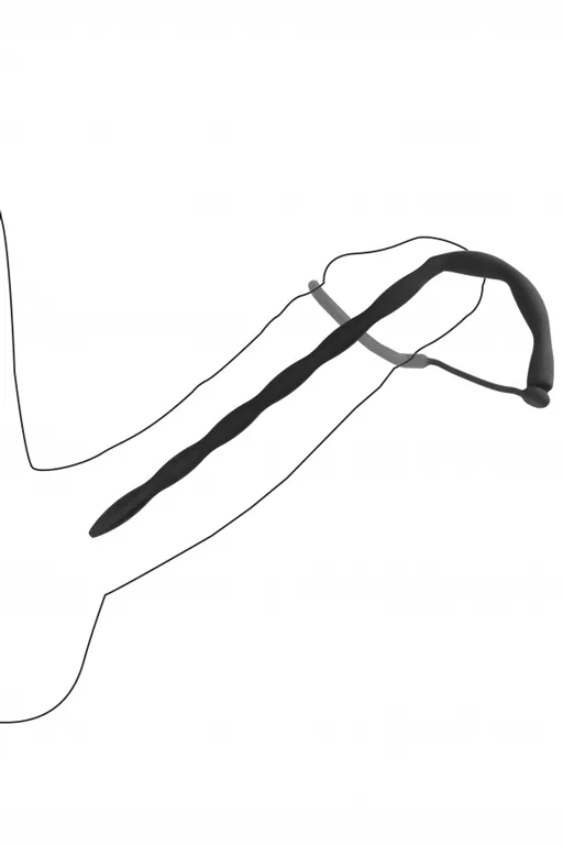 стимулятор уретры с кольцом на головку silicone plug & cock ring set в Краснодаре