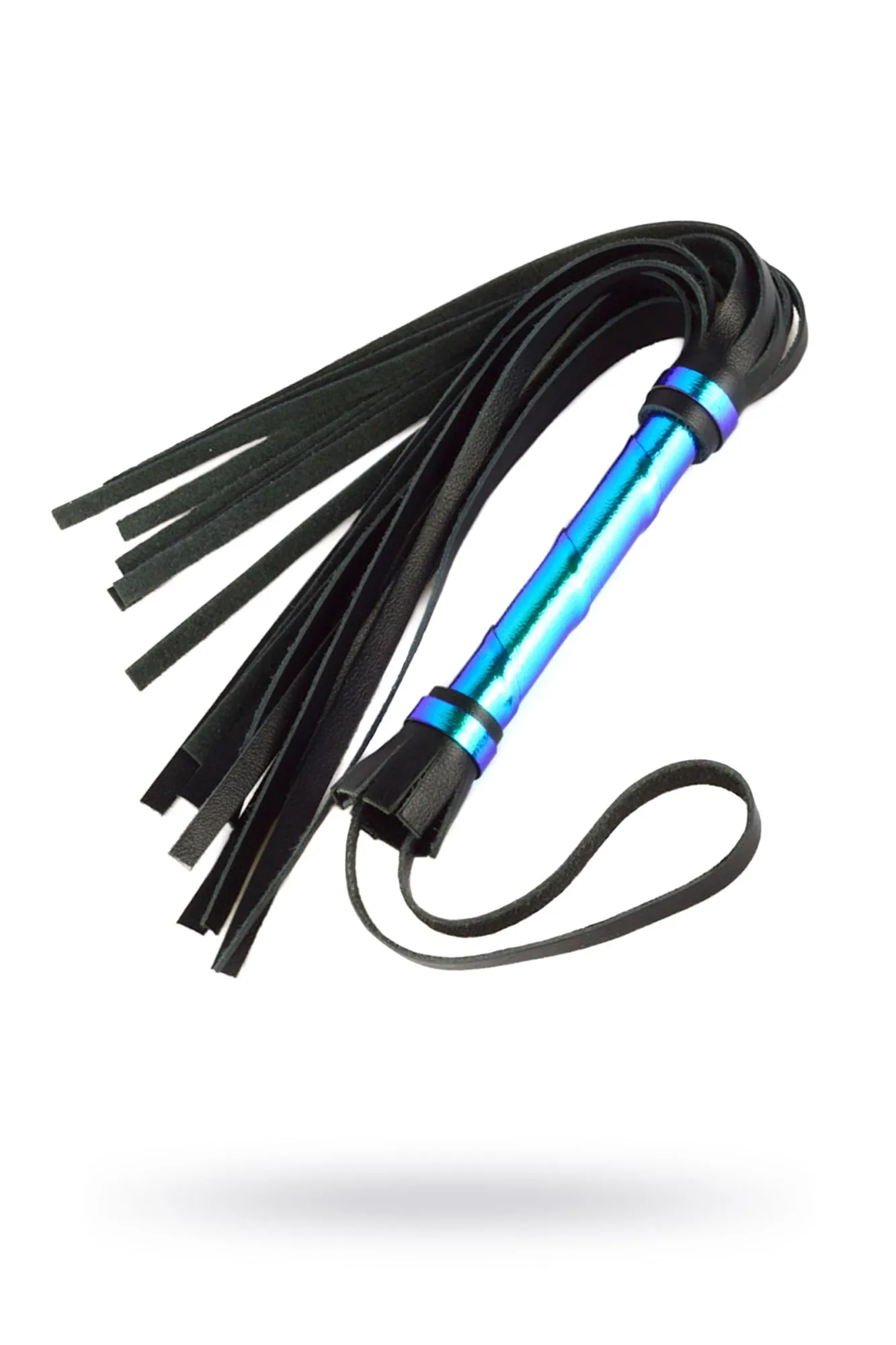 Плеть Sitabella, кожа, чёрная, 40 см