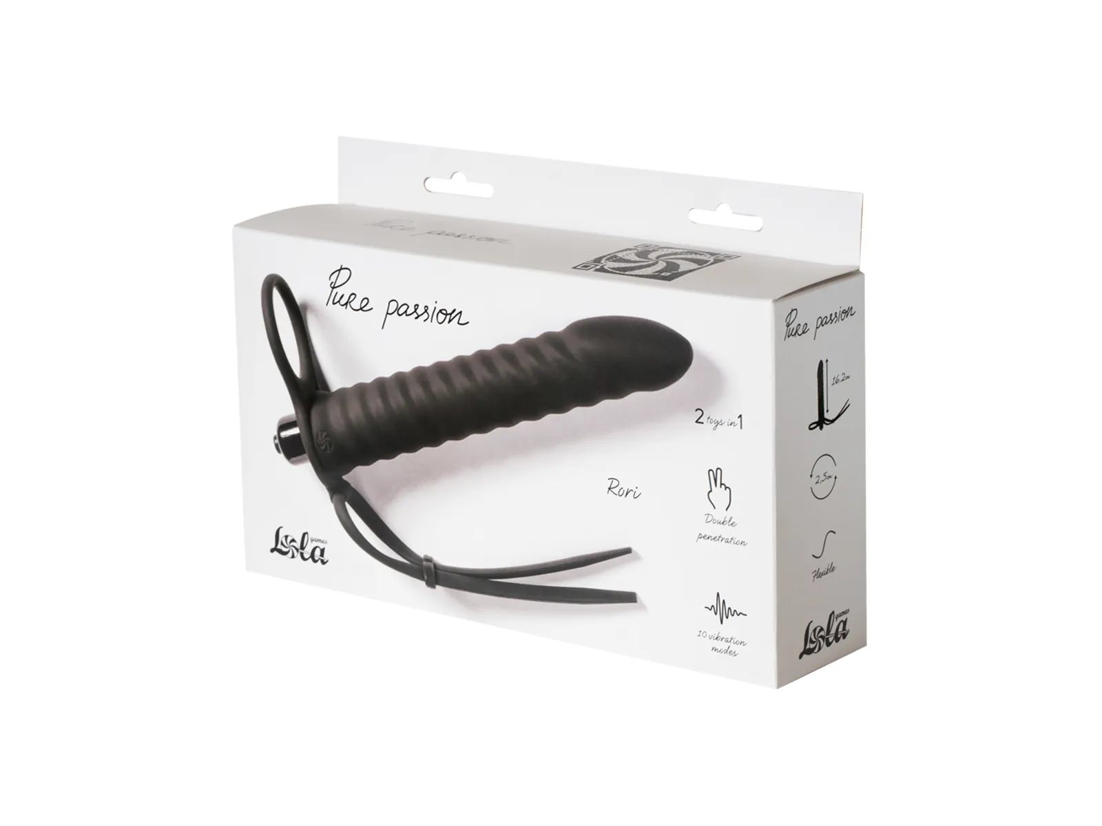 вибронасадка для двойного проникновения pure passion rori black 1205-01lola в Краснодаре