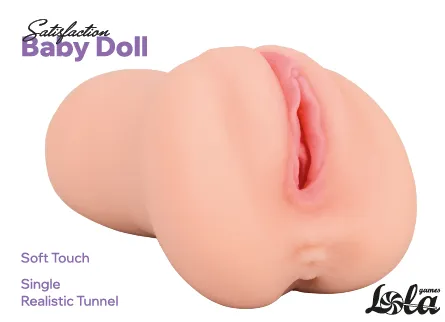 реалистичный мастурбатор satisfaction baby doll 2106-01lola в Краснодаре