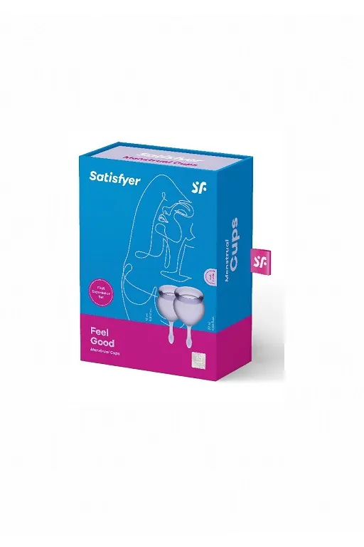 Набор менструальных чаш Satisfyer Feel good Menstrual Cup (Lila)