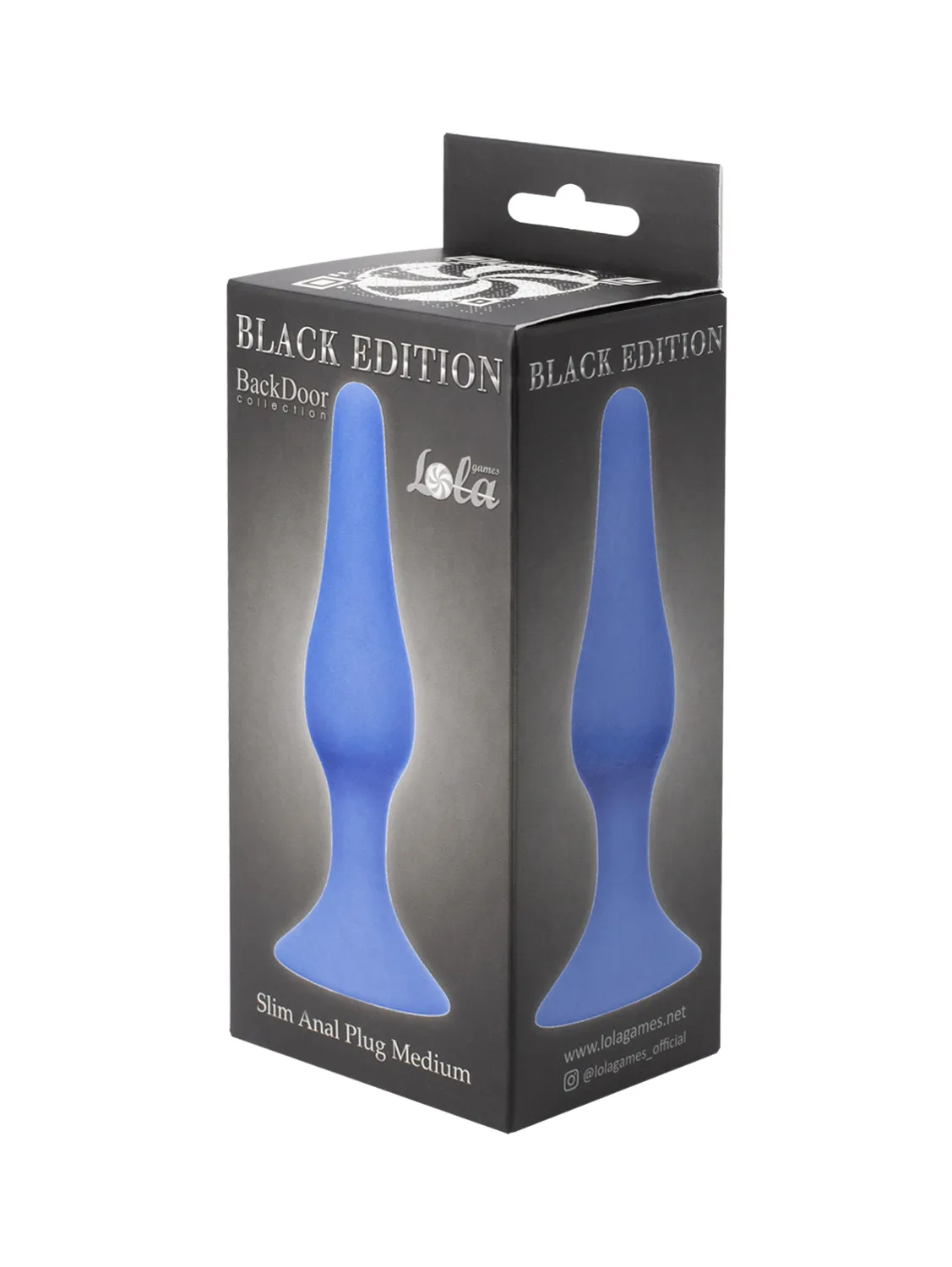 анальная пробка slim anal plug medium blue 4206-02lola в Краснодаре