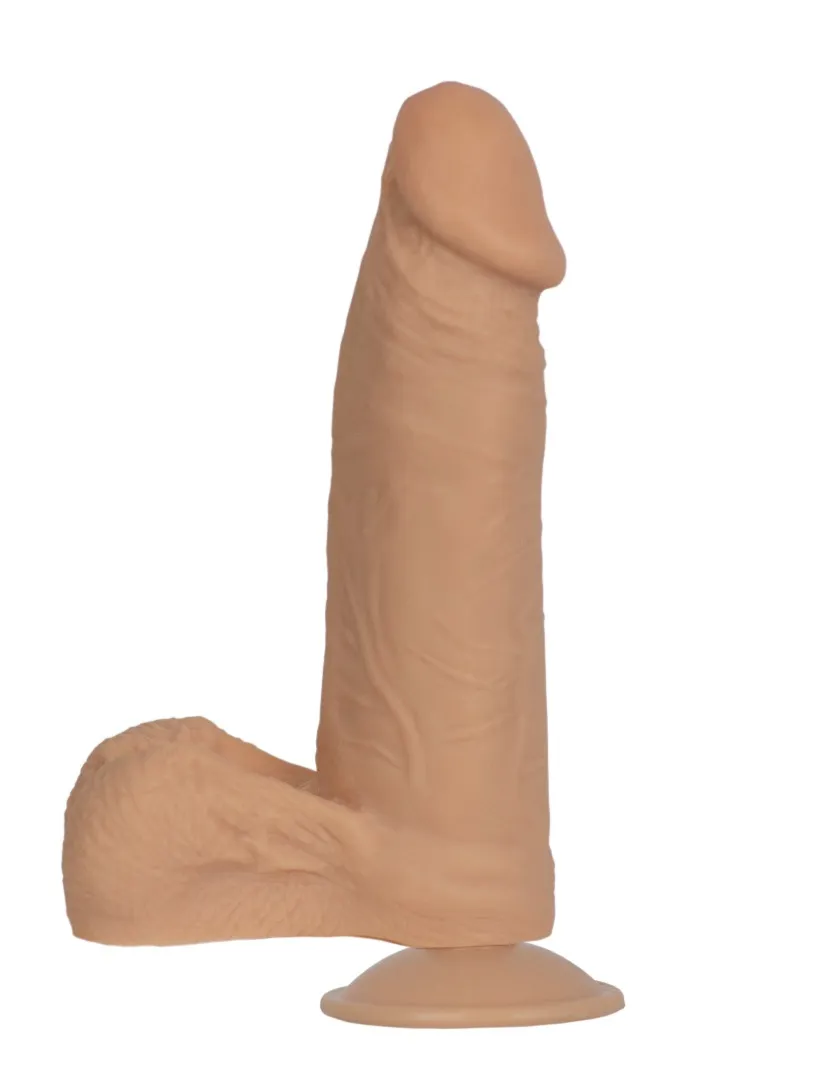 Фаллоимитатор на присоске гелевый с мошонкой 101600ru