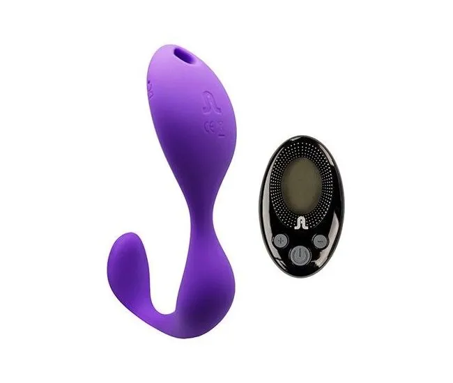 вибратор на ремнях adrien lastic mr hook с пультом, фиолетовый в Краснодаре