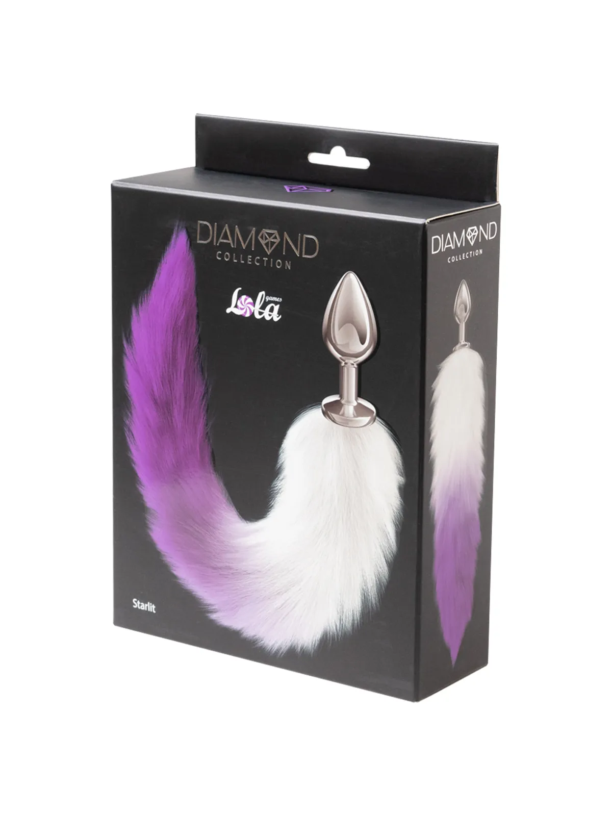 анальная пробка с хвостом diamond starlit purple 4020-03lola в Краснодаре