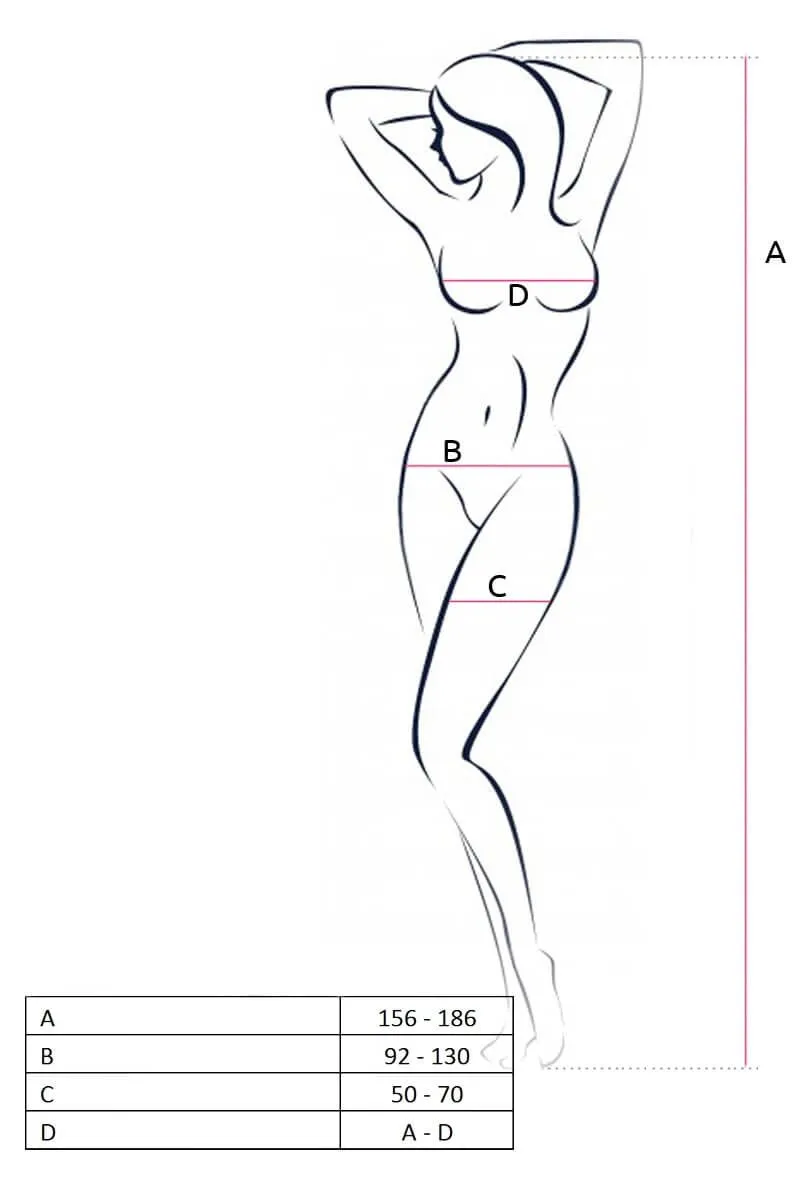 Эротическое комбинезон-сетка lapin rose alexa черный в Краснодаре