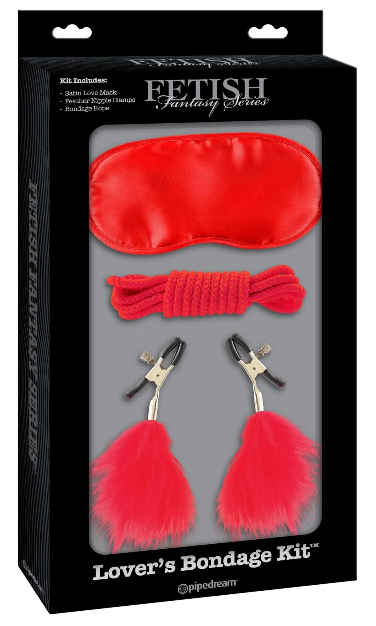 БДСМ набор PipeDream Lover's Bondage Kit, красный