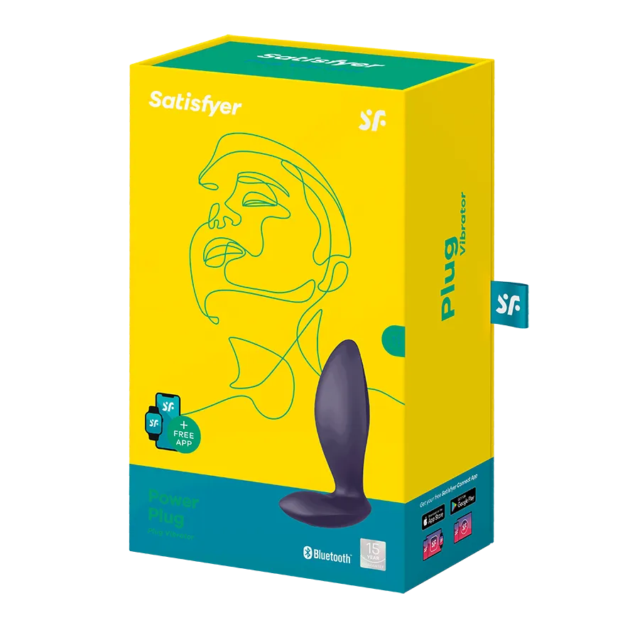 анальная пробка с вибрацией power plug violet 003306sa в Краснодаре