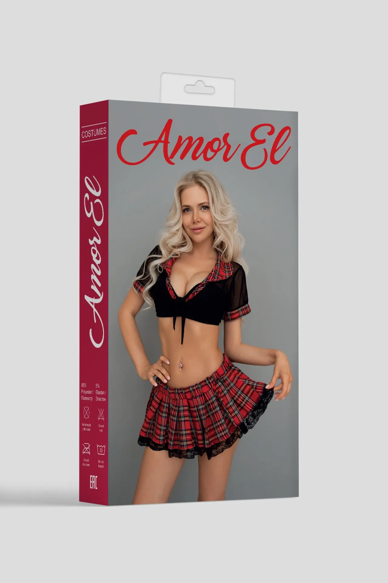 Эротическое эротический игровой костюм "дерзкая школьница" s-m в Краснодаре