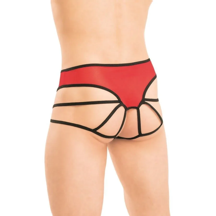 Эротическое трусы мужские flirton, красные в Краснодаре