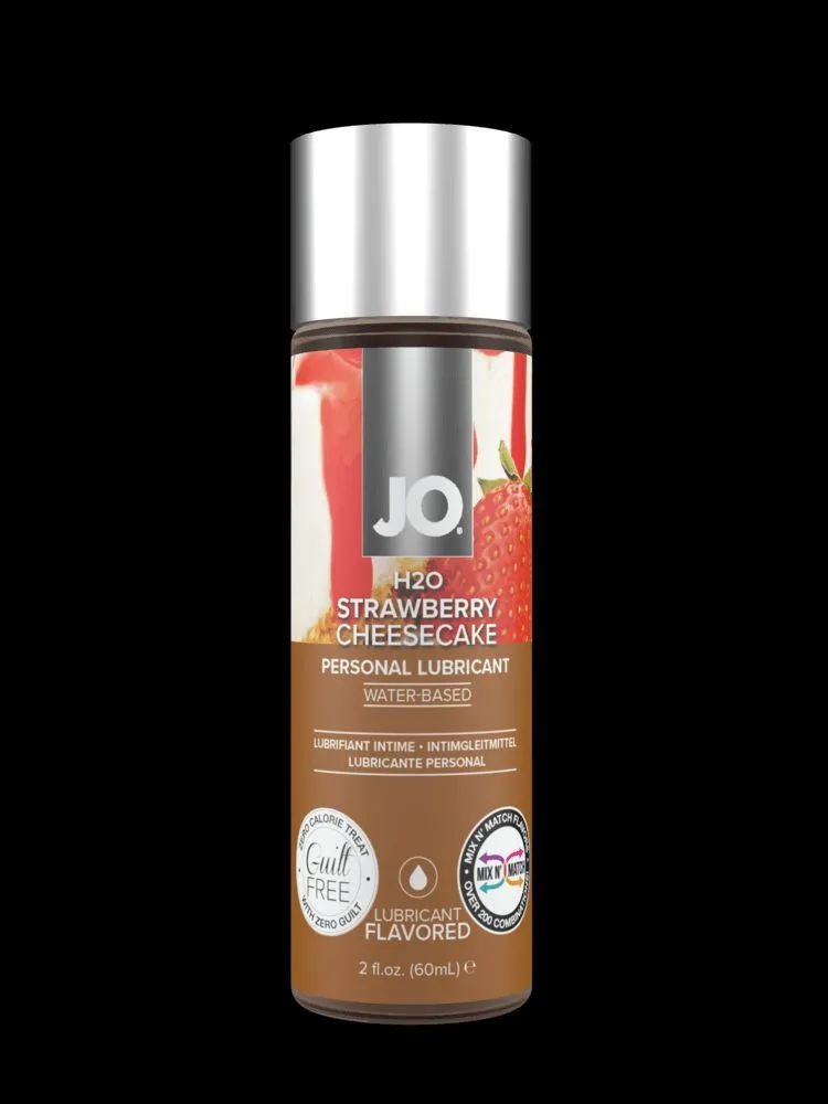 Лубрикант съедобный System Jo H2O Клубничный чизкейк, 60 мл