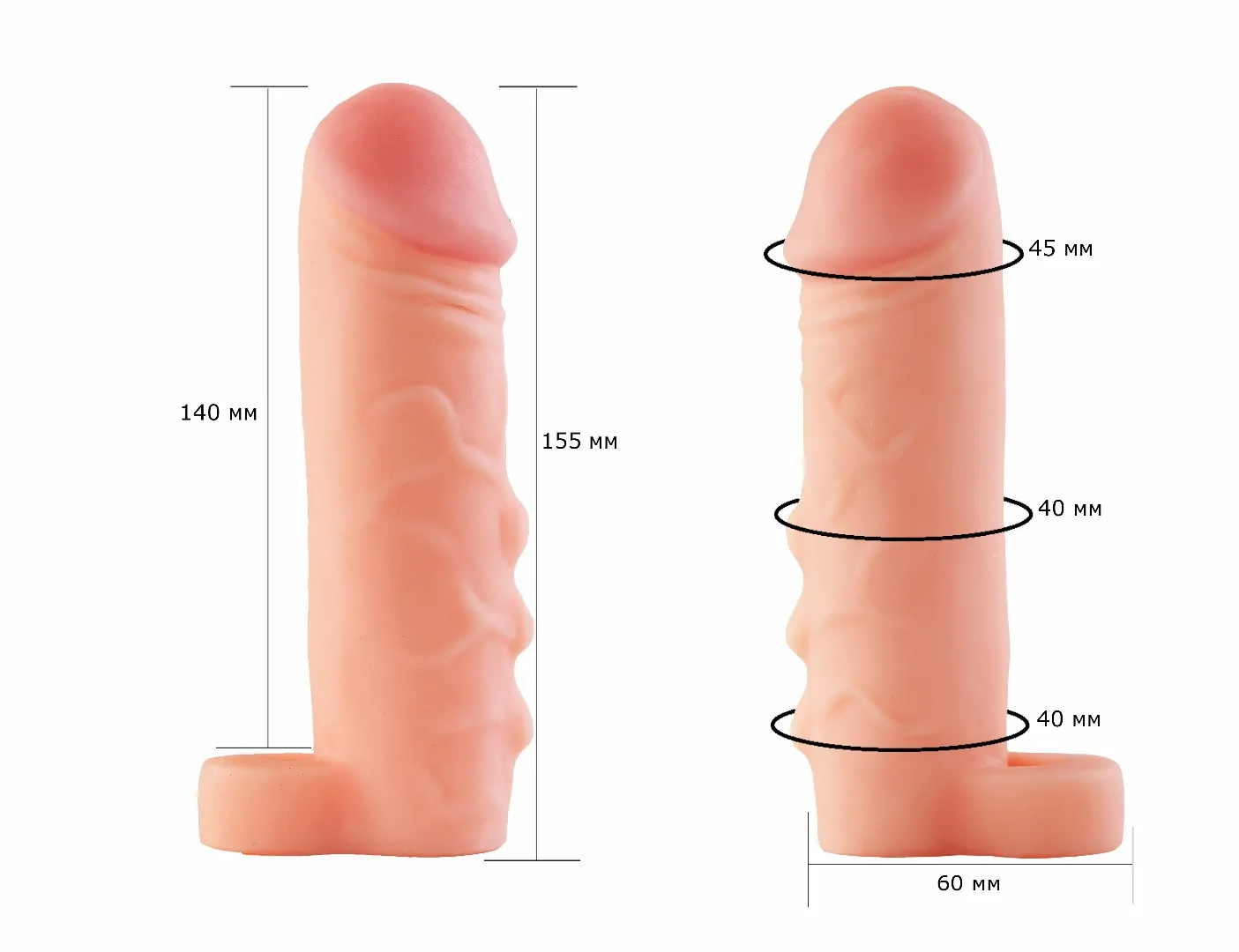 фаллоудлинитель с кольцом cock next 692203ru в Краснодаре