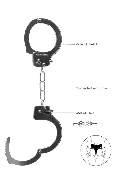 металлические наручники pleasure handcuffs в Краснодаре