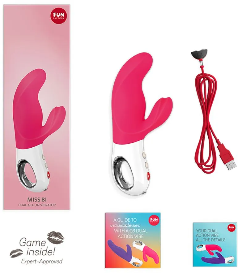 вибратор-кролик ff miss bi, розовый/1201036 в Краснодаре