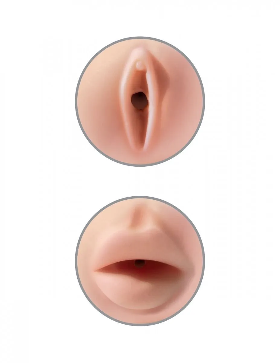 мастурбатор pipedream extreme toyz tight grip pussy & mouth, белый в Краснодаре