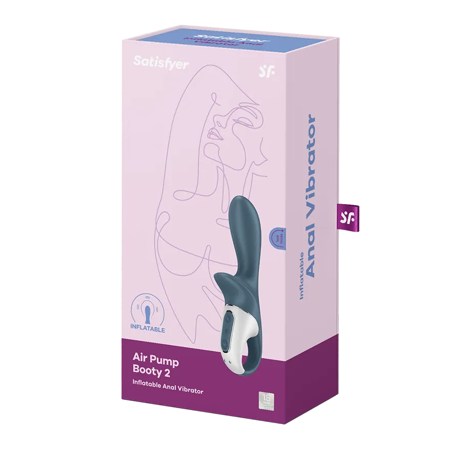 анальный вибратор satisfyer air pump booty 2 dark grey 038643sa в Краснодаре