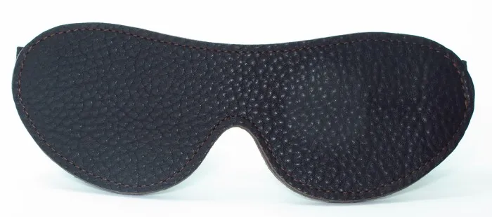 маска из натуральной кожи коричневая двухсторонняя 58003ars в Краснодаре