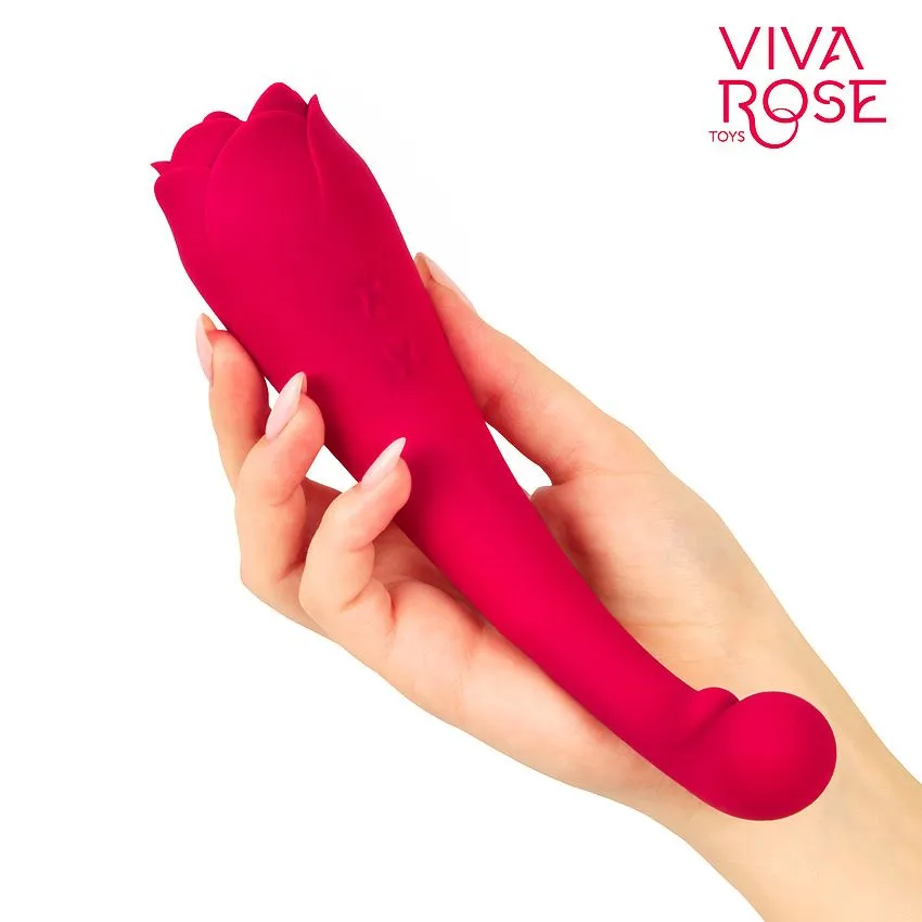 вибромассажер viva rose, розовый в Краснодаре