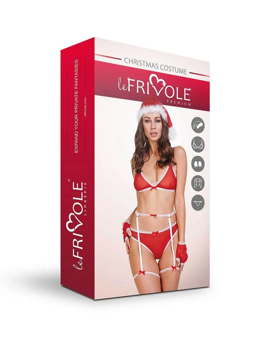 Эротическое комплект белья le frivole новогодний, s-m в Краснодаре