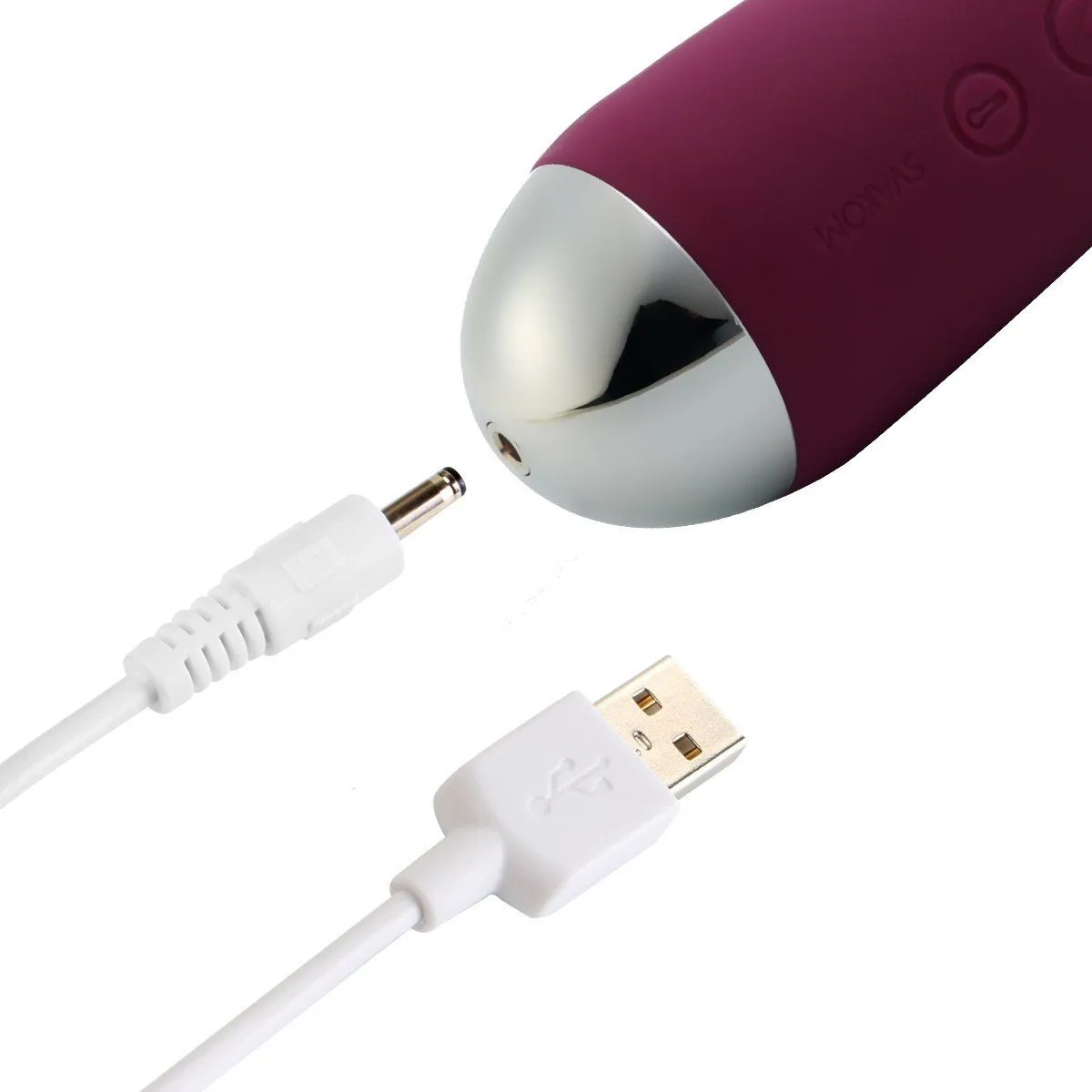 универсальный массажер с насадкой svakom emma, фиолетовый в Краснодаре