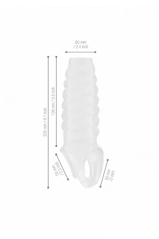 увеличивающая насадка на пенис открытого типа no. 21 dong extension в Краснодаре