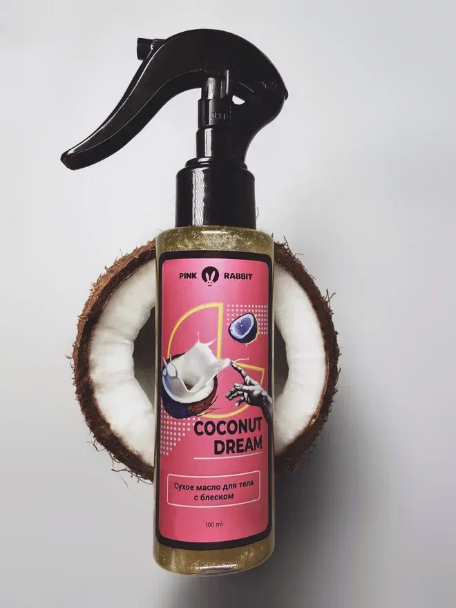 масло сухое с шиммером для тела “coconut dream”, 100 мл в Краснодаре
