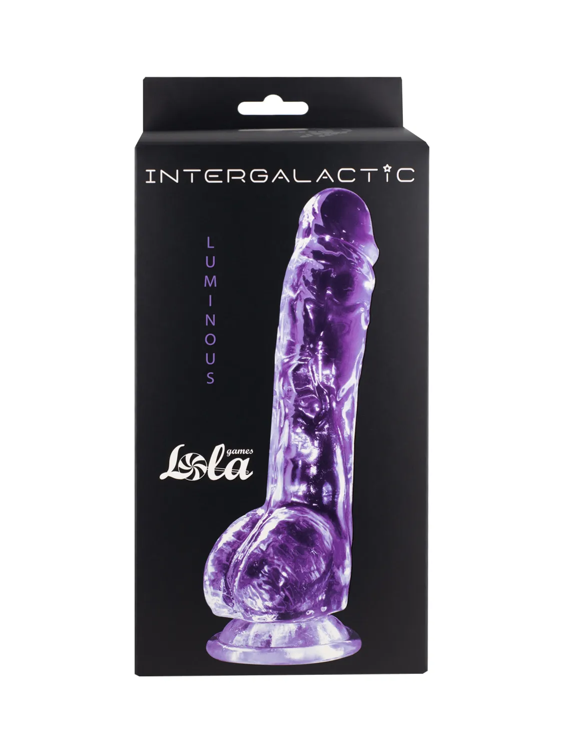 прозрачный дилдо intergalactic luminous purple 7086-02lola в Краснодаре