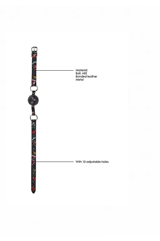 кляп breatheable ball gag old school tattoo style в Краснодаре