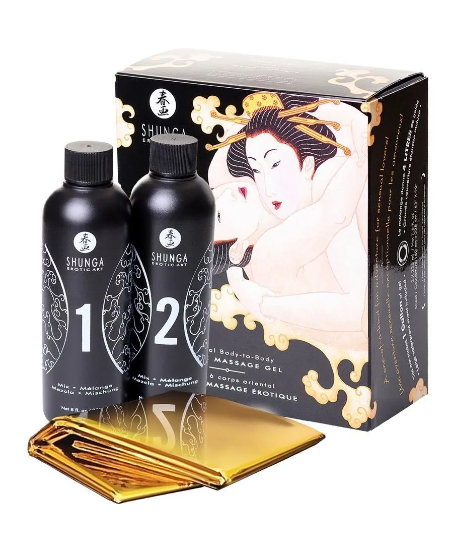 массажный гель shunga «манго дыня» серии «контактный восточный массаж» 2х225 мл. в Краснодаре