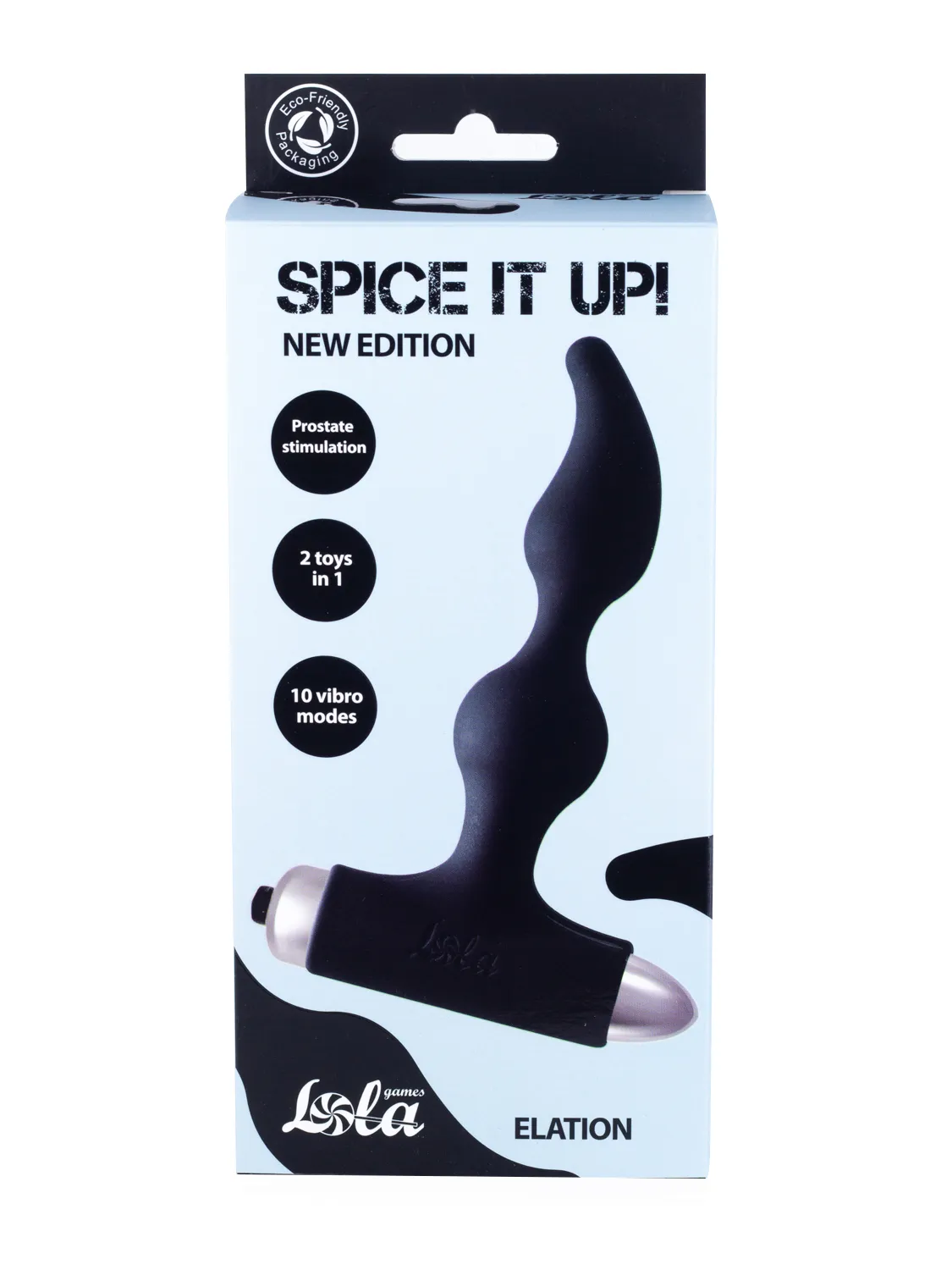 анальная пробка с вибрацией spice it up new edition elation black 8018-01lola в Краснодаре