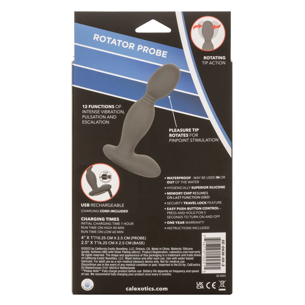 вибромассажер простаты с ротацией eclipse rotator probe в Краснодаре