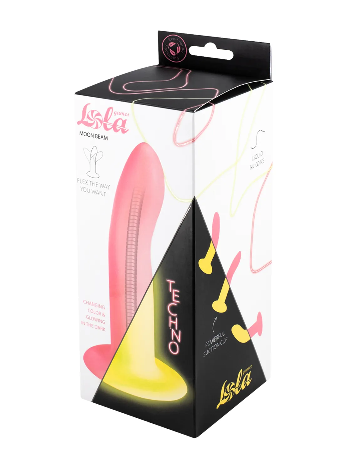 Гнущийся нереалистичный дилдо Techno Moon Beam 5013-01lola