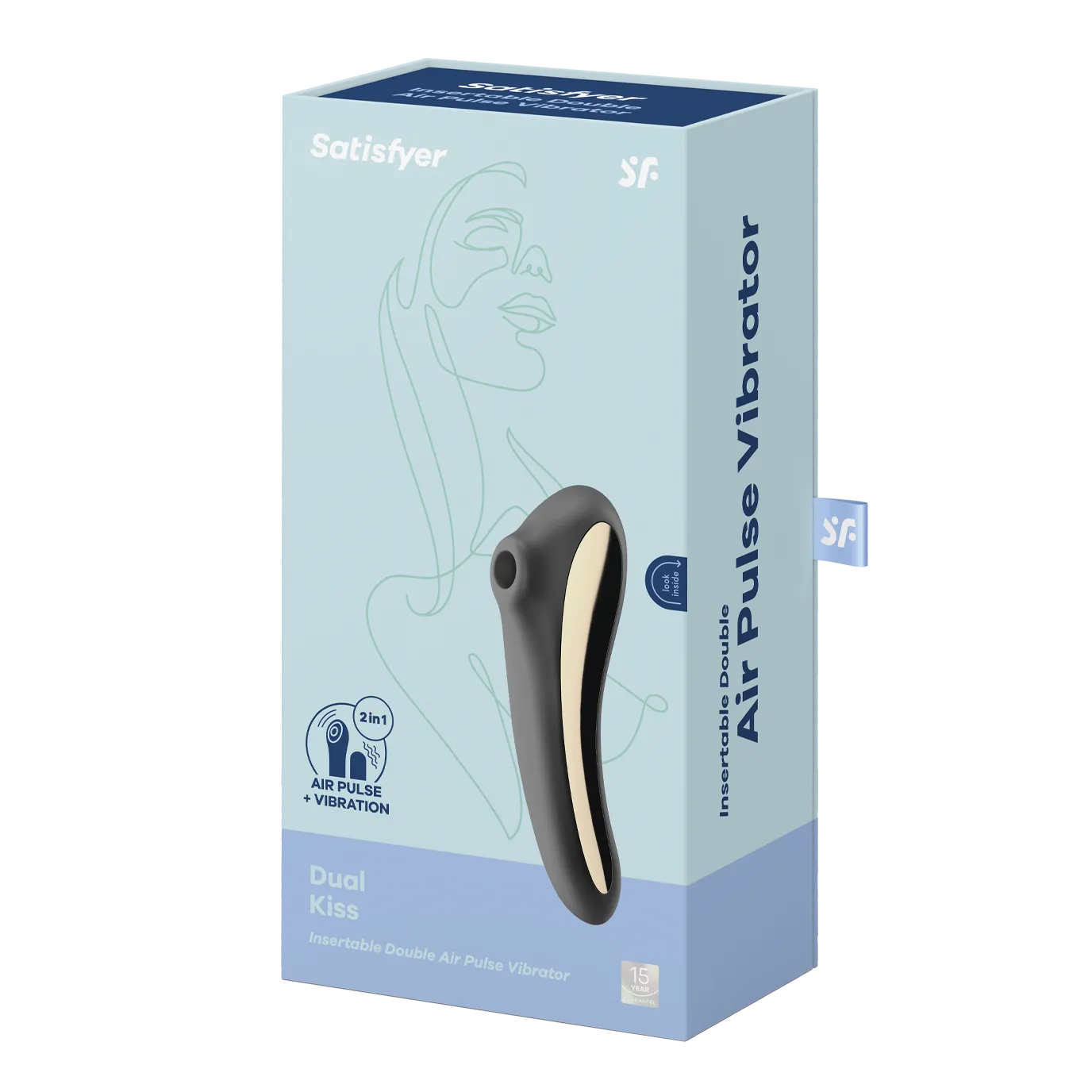 вакуумный массажер satisfyer dual kiss black 003009sa в Краснодаре