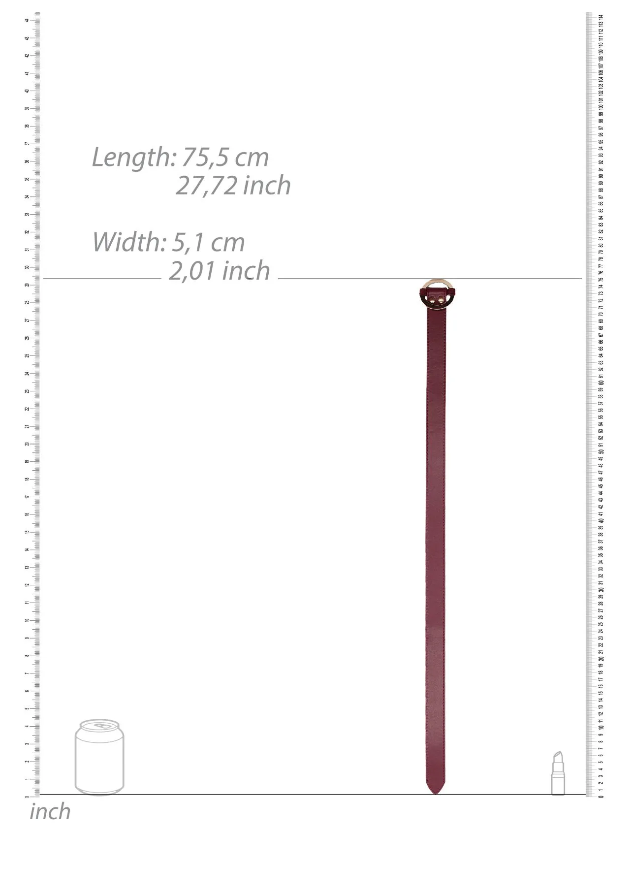 оковы на ноги  ouch ouch! - thigh cuffs - burgundy в Краснодаре