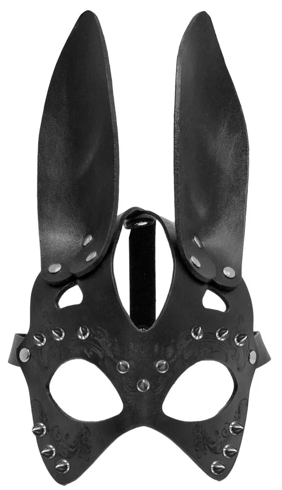 Эротическое маска зайца с шипами, черная в Краснодаре