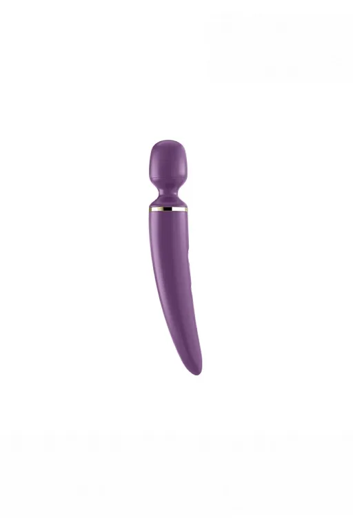 универсальный вибромассажер satisfyer wand-er woman (purple/gold) в Краснодаре