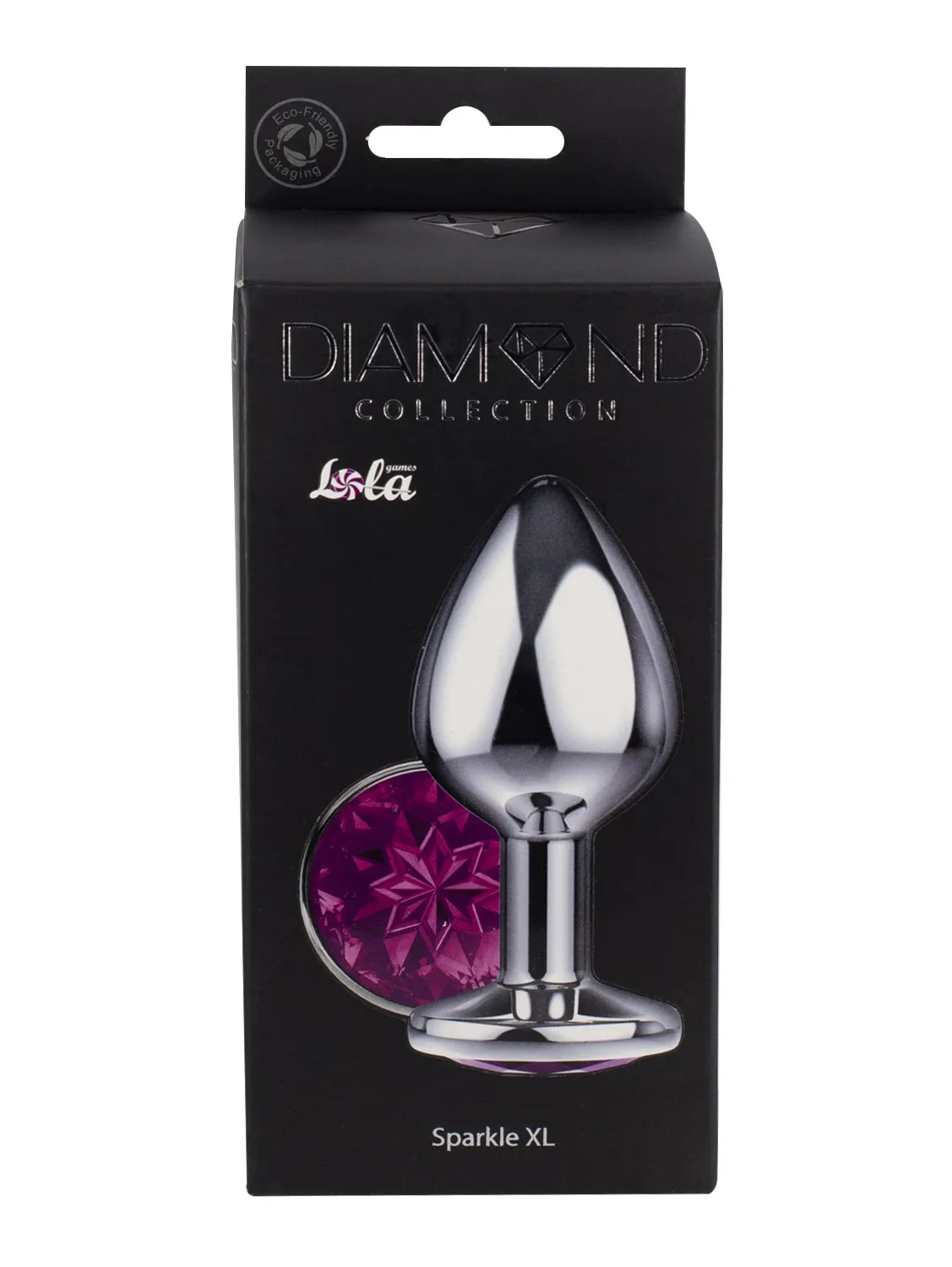 большая анальная пробка diamond purple sparkle xl 4028-01lola в Краснодаре