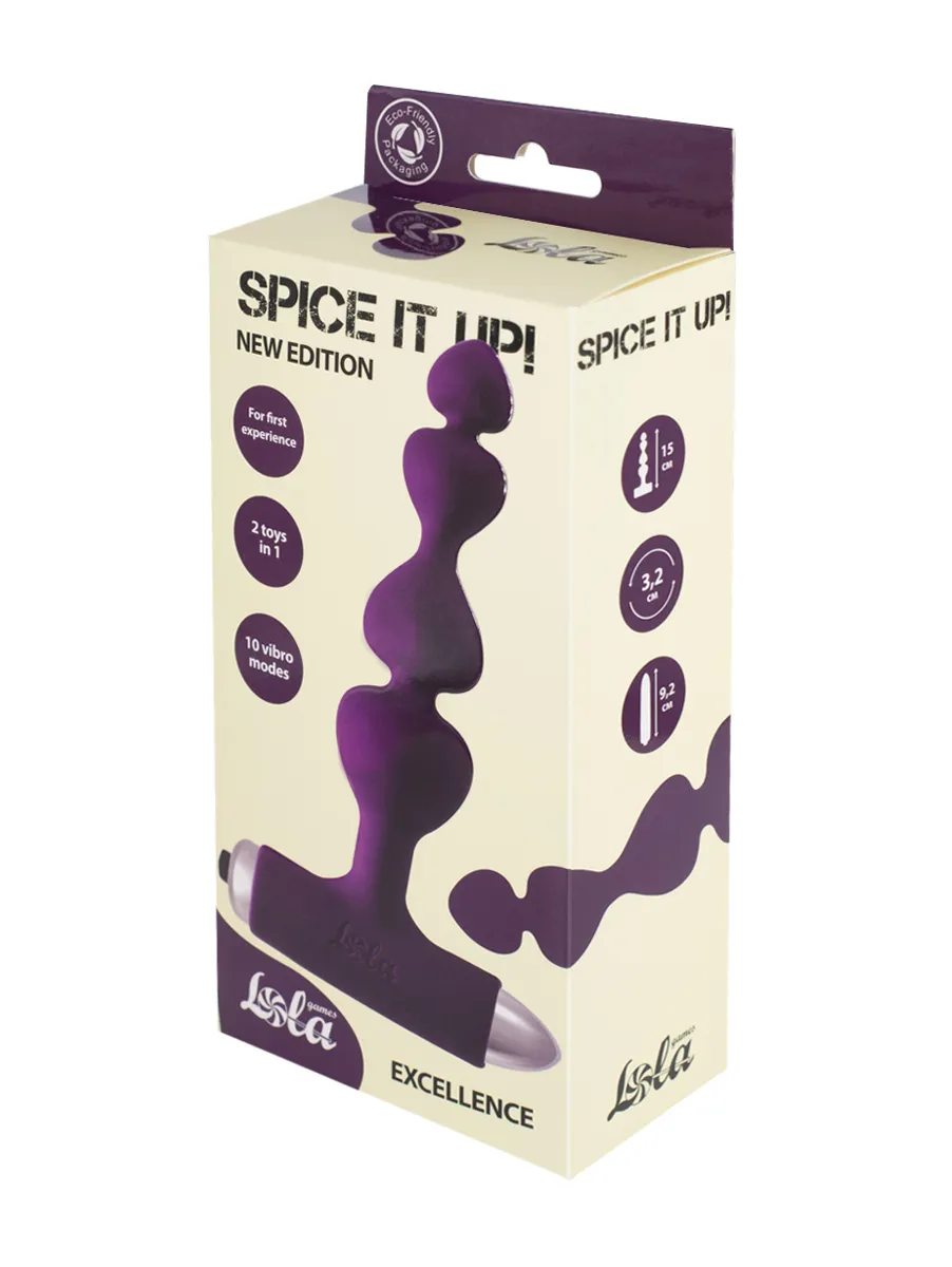 анальная пробка с вибрацией spice it up new edition excellence ultraviolet 8016-04lola в Краснодаре