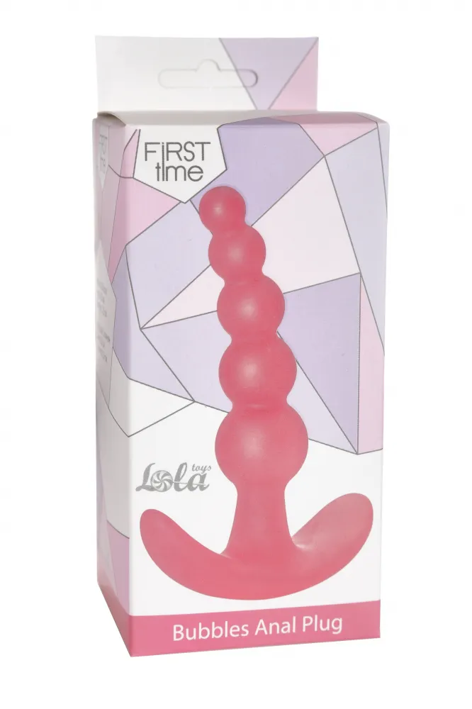 анальная пробка bubbles anal plug pink 5001-01lola в Краснодаре