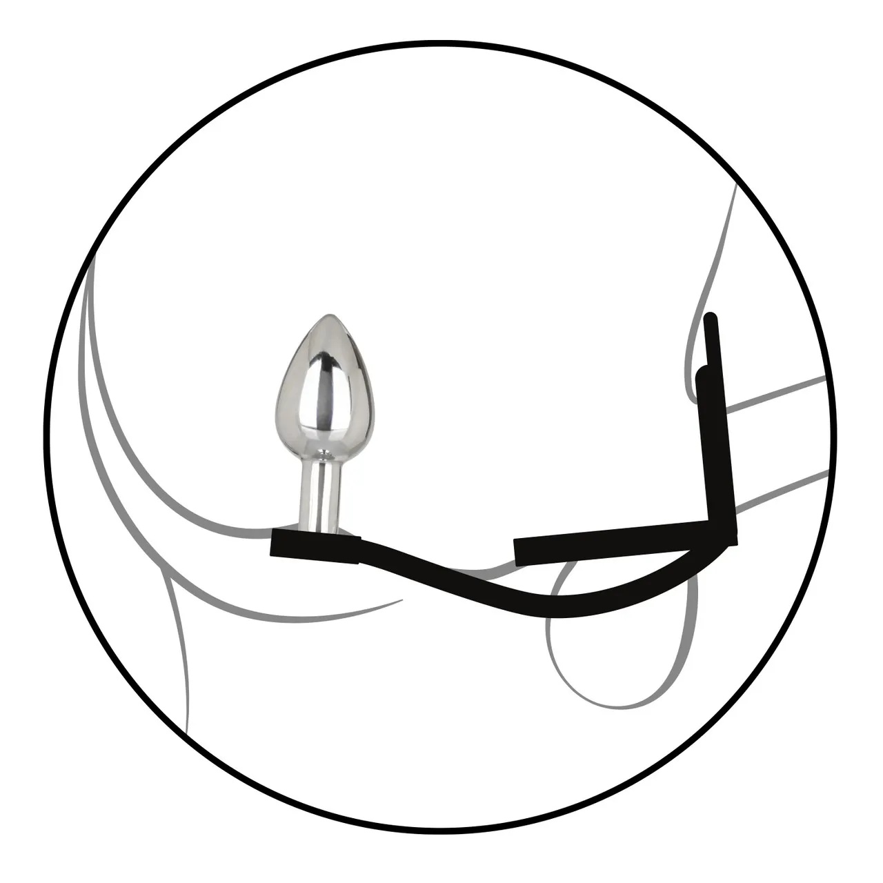 анальная пробка с эрекционным кольцом starfucker mini plug в Краснодаре