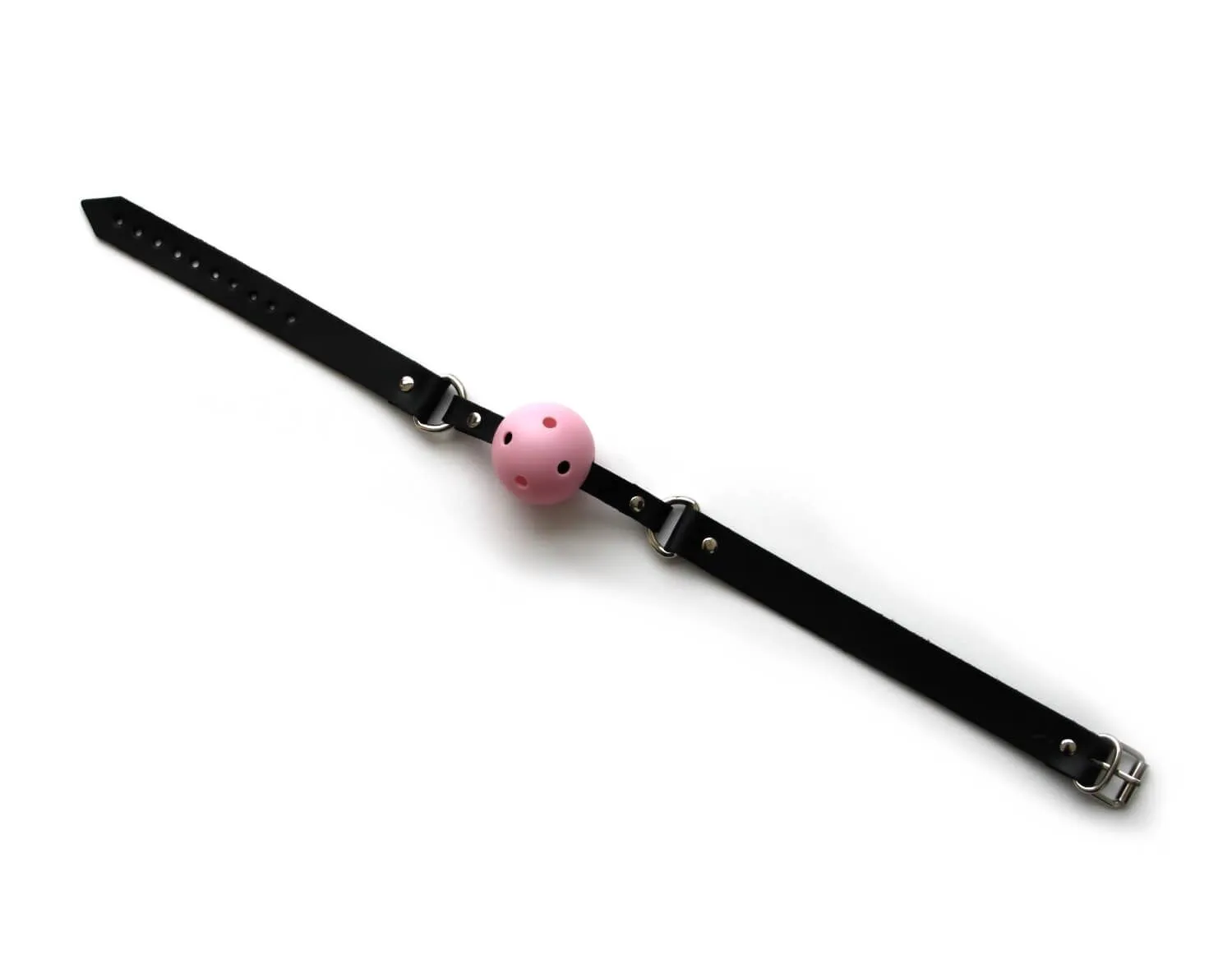 кляп-шарик pinkrabbit с кожаным ремешком в Краснодаре