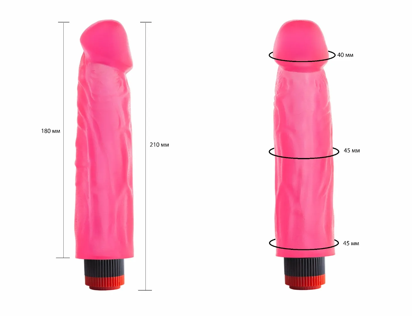 вибромассажер гелевый розовый 227400ru в Краснодаре