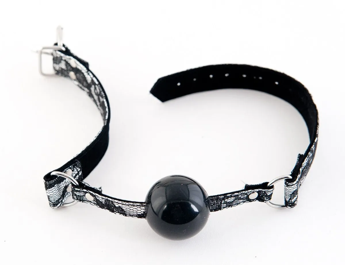 кляп силиконовый toyfa marcus на кружевном ремешке, серебряный, 60 см в Краснодаре