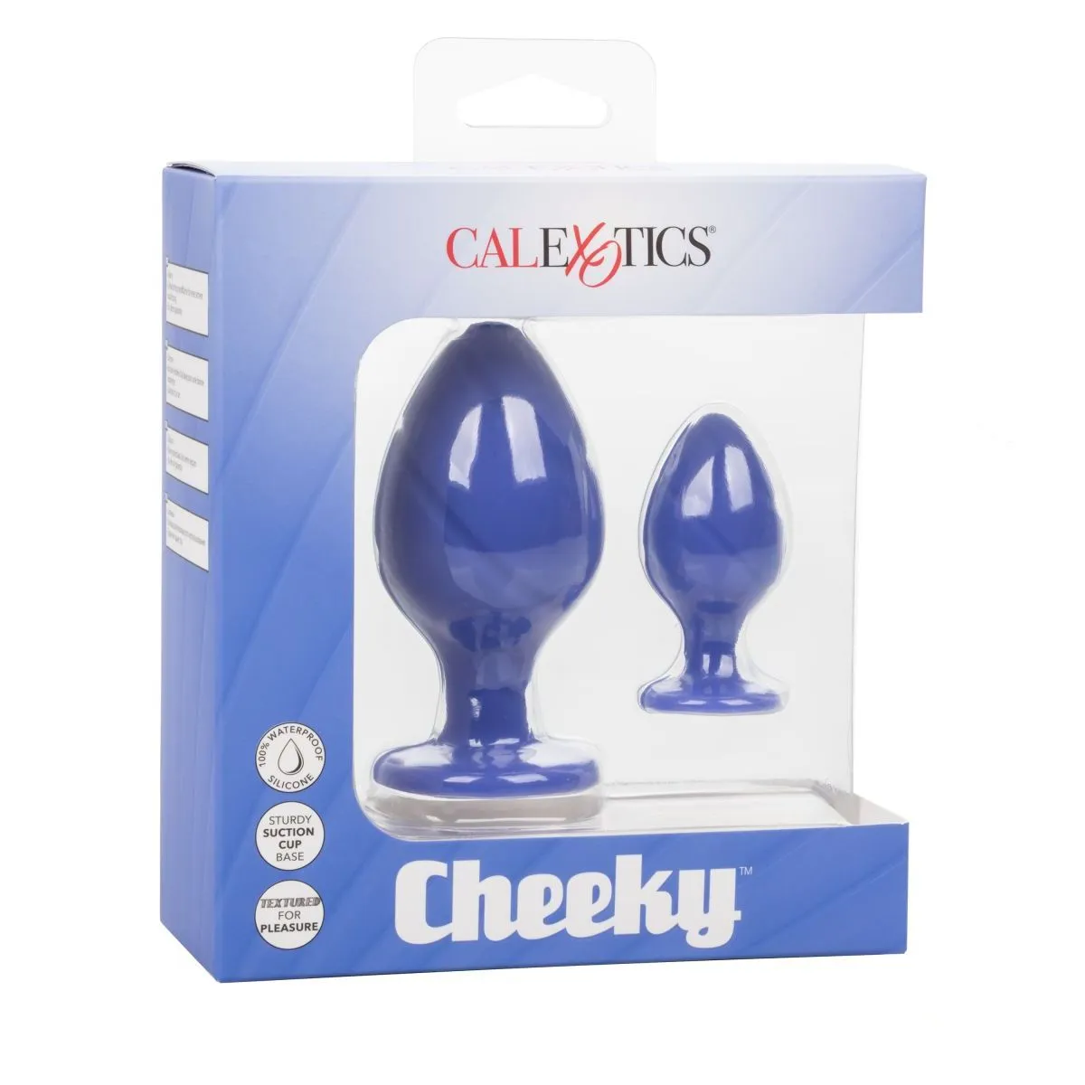 набор из двух анальных пробок cheeky, синий в Краснодаре