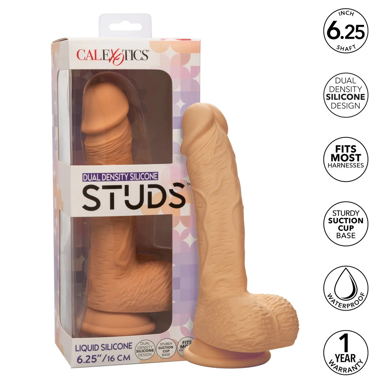 фалоимитатор dual density silicone studs (16 х 4 см.) в Краснодаре