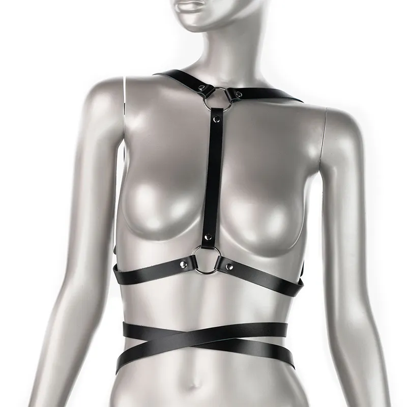 Эротическое бондажный комплект passion belts элиз, черный в Краснодаре