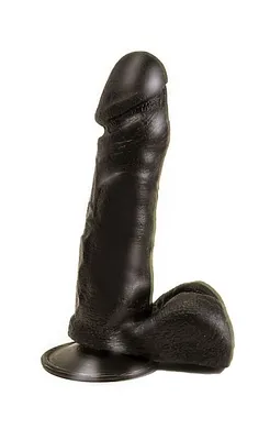 фаллоимитатор на присоске черный 401400ru в Краснодаре