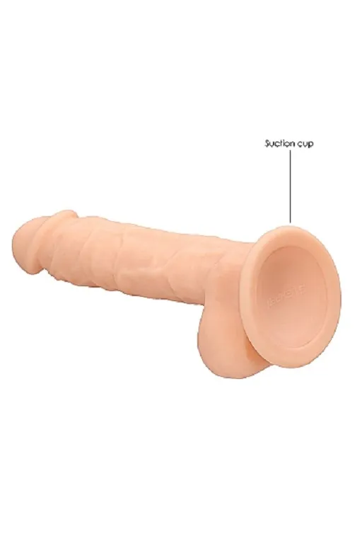 фаллоимитатор silicone dildo with balls - 17,8 см. в Краснодаре