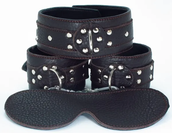 набор бдсм из мягкой кожи 53015ars в Краснодаре